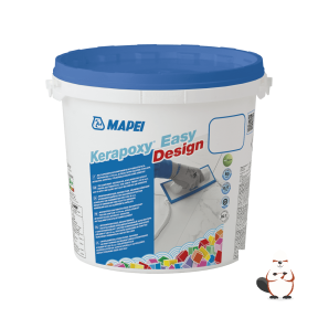 Затірка для швів MAPEI (Мапей) Kerapoxy Easy Design 111 епоксидна  (3кг)(срібний сірий)