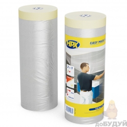 Скотч малярный-фартук HPX 180см х 33м 