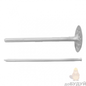 Дюбель для теплоізоляції з пласт. цвяхом 10х180 (50шт)  
