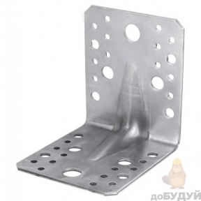 Куток з ребром жорсткості 90х50х50